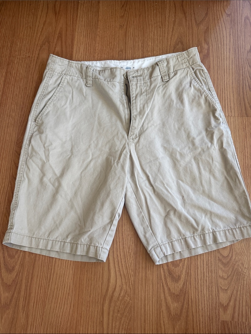 Old Navy Men's Flat Front Shorts in Khaki